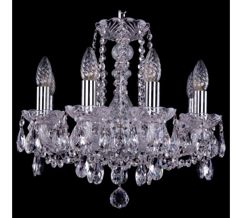 Подвесная люстра Bohemia Ivele Crystal 1402/8/141/Ni 1402 Подвесная люстра Bohemia Ivele Crystal 1402/8/141/Ni 1402