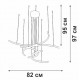 Подвесная люстра Vitaluce V3777-0/4S V3777