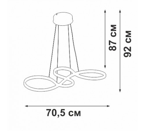 Подвесной светильник Vitaluce V2519-0/1S V2519 Подвесной светильник Vitaluce V2519-0/1S V2519