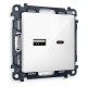Розетка 2хUSB type A и C без рамки Ambrella Volt MA111010 Quant