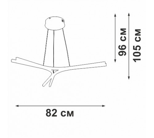 Подвесной светильник Vitaluce V2708-0/3S V2708 Подвесной светильник Vitaluce V2708-0/3S V2708