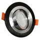 Встраиваемый светильник LUMINA DECO LDC 8062-D90 BK+SL Duka