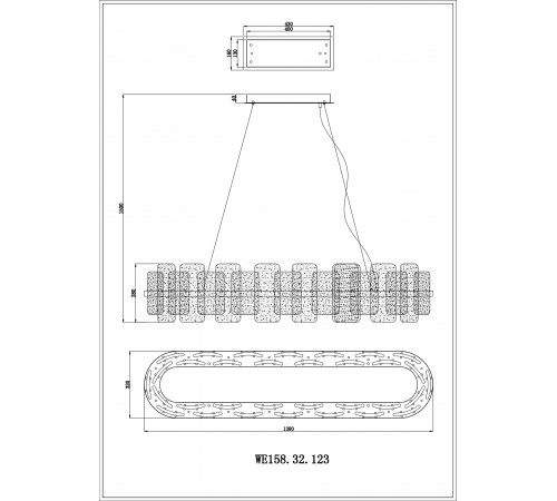 Подвесной светильник Wertmark WE158.32.123 Nelly Подвесной светильник Wertmark WE158.32.123 Nelly