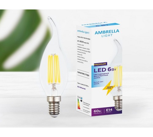 Лампа светодиодная Ambrella Light 202215 C37L Лампа светодиодная Ambrella Light 202215 C37L