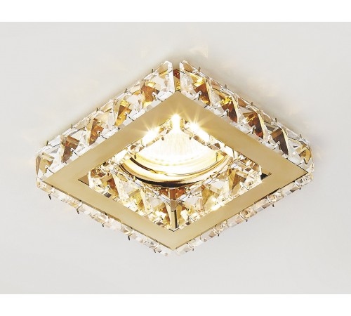 Встраиваемый светильник Ambrella Light K110 CL/G Crystal K110 Встраиваемый светильник Ambrella Light K110 CL/G Crystal K110
