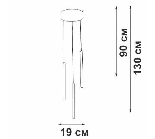 Подвесной светильник Vitaluce V3045-1/3S V3045 Подвесной светильник Vitaluce V3045-1/3S V3045