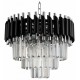 Подвесная люстра Natali Kovaltseva DARIAN 76017/5C CHROME BLACK Darian