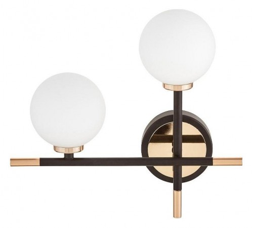 Бра LUMINA DECO LDW 6033N-2 BK+FGD Marsiada Бра LUMINA DECO LDW 6033N-2 BK+FGD Marsiada