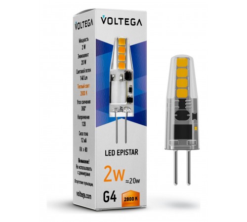 Лампа светодиодная Voltega 7142 Capsule G4 Лампа светодиодная Voltega 7142 Capsule G4