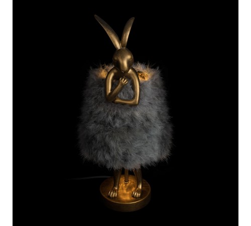 Настольная лампа декоративная Loft it 10315/A Grey fluff Lapine Настольная лампа декоративная Loft it 10315/A Grey fluff Lapine