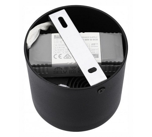 Накладной светильник iLedex Technical 113-12W-D100-4000K-24DG-BK Metrica