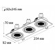 Встраиваемый светильник Italline SAG303-4 white/white SAG303-4