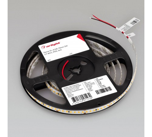 Лента светодиодная Arlight 044304 A168 24V 10mm 17 W/m