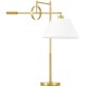 Настольная лампа декоративная LUMINA DECO LDT 1124 MD+WT 1124