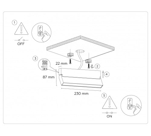 Накладной светильник Ambrella Light TA1818 TA Накладной светильник Ambrella Light TA1818 TA