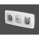 Накладка для розетки type A и C Ambrella Volt OP4110 Quant
