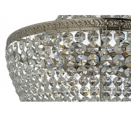 Подвесная люстра Arti Lampadari Castellana E 1.5.40.100 N Castellana Nickel Подвесная люстра Arti Lampadari Castellana E 1.5.40.100 N Castellana Nickel