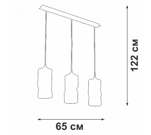 Подвесной светильник Vitaluce V4853-1/3S V4853 Подвесной светильник Vitaluce V4853-1/3S V4853