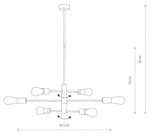 Подвесная люстра Nowodvorski 7937 Rotor