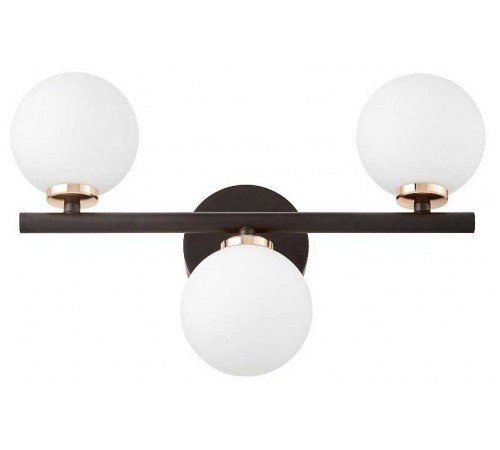 Бра LUMINA DECO LDW 6033-3 BK+F.GD Marsiada Бра LUMINA DECO LDW 6033-3 BK+F.GD Marsiada