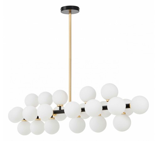 Люстра на штанге LUMINA DECO LDP 6033-24 BK+GD MARSIADA Люстра на штанге LUMINA DECO LDP 6033-24 BK+GD MARSIADA