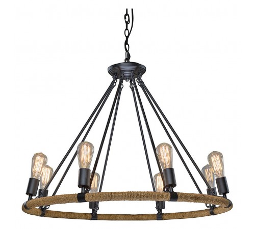 Подвесная люстра Loft it LOFT1861/8 Rope Filament Подвесная люстра Loft it LOFT1861/8 Rope Filament