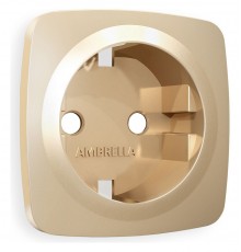 Накладка для розетки с заземлением Ambrella Volt OP6060 Quant