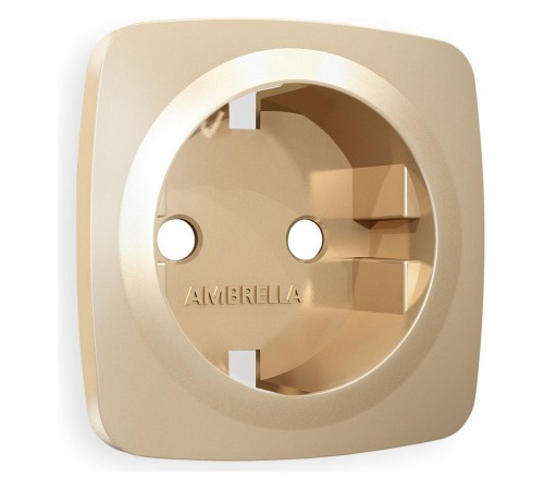 Накладка для розетки с заземлением Ambrella Volt OP6060 Quant Накладка для розетки с заземлением Ambrella Volt OP6060 Quant