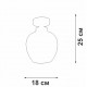 Накладной светильник Vitaluce V3034-8/1PL V3034