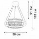 Подвесная люстра Vitaluce V54000-0/1S V54000