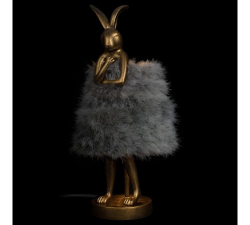 Настольная лампа декоративная Loft it 10315/A Grey fluff Lapine Настольная лампа декоративная Loft it 10315/A Grey fluff Lapine