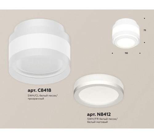 Накладной светильник Ambrella Light XS8418002 XS