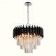 Подвесная люстра Natali Kovaltseva DARIAN 76017/5C CHROME BLACK Darian
