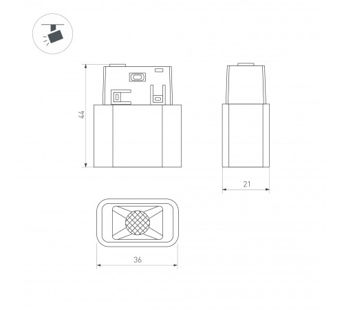 Накладной светильник Arlight 043291 MAG-ORIENT Накладной светильник Arlight 043291 MAG-ORIENT