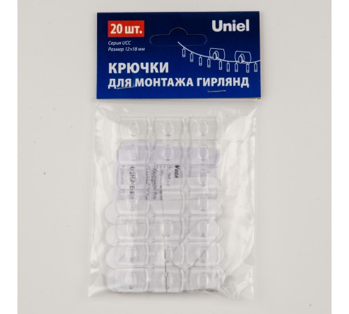 Крепление для гирлянд Uniel UL-00009937 UCC-Y11 Крепление для гирлянд Uniel UL-00009937 UCC-Y11