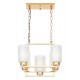 Подвесная люстра LUMINA DECO LDP 1239-5 F.GD Lino