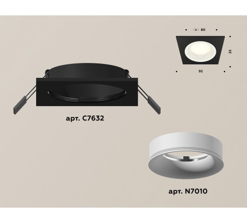 Встраиваемый светильник Ambrella Light XC7632001 XC Встраиваемый светильник Ambrella Light XC7632001 XC