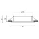 Встраиваемый светильник Hesby Lighting HSBL_0112 Eclipse