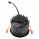 Встраиваемый светильник iLedex Technical 112-12W-D80-3000K-24DG-BK Mars