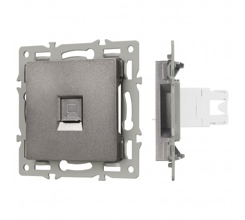 Розетка Ethernet RJ-45 и со шторками, без рамки Arlight 45335 SCT