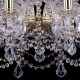Подвесная люстра Bohemia Ivele Crystal 1411/10+5/240/G/Leafs 1411