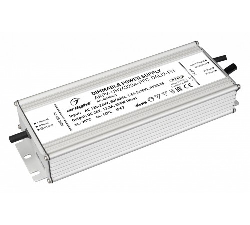 Блок питания с проводом Arlight 025654(2) ARPV-UH Блок питания с проводом Arlight 025654(2) ARPV-UH
