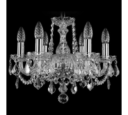 Подвесная люстра Bohemia Ivele Crystal 1402/6/141/Ni/Leafs 1402 Подвесная люстра Bohemia Ivele Crystal 1402/6/141/Ni/Leafs 1402