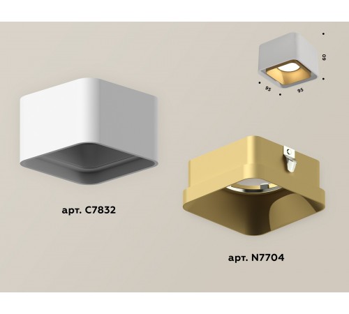 Накладной светильник Ambrella Light XS7832004 XS Накладной светильник Ambrella Light XS7832004 XS