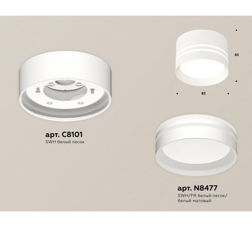 Накладной светильник Ambrella Light XS8101021 XS Накладной светильник Ambrella Light XS8101021 XS