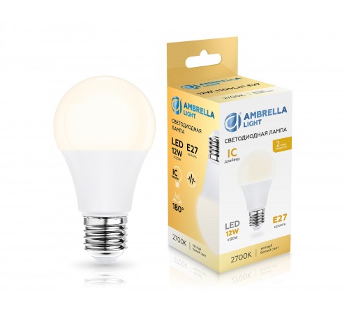 Лампа светодиодная Ambrella Light 601203 A60 Лампа светодиодная Ambrella Light 601203 A60