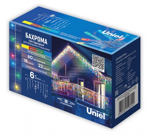 Бахрома световая Uniel UL-00012072 Бахрома световая Uniel UL-00012072