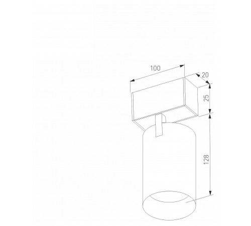 Светильник на штанге Arlight 033678(1) MAG-25 Светильник на штанге Arlight 033678(1) MAG-25