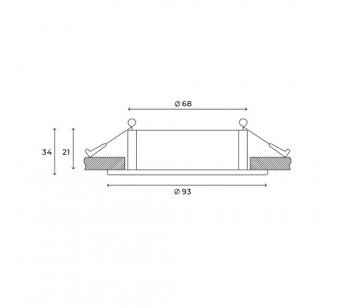 Встраиваемый светильник Hesby Lighting HSBL_0104 Bodo Встраиваемый светильник Hesby Lighting HSBL_0104 Bodo