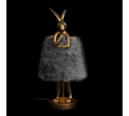 Настольная лампа декоративная Loft it 10315/A Grey fluff Lapine Настольная лампа декоративная Loft it 10315/A Grey fluff Lapine